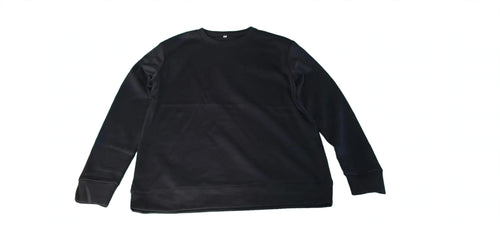 Black crewneck sweatshirt